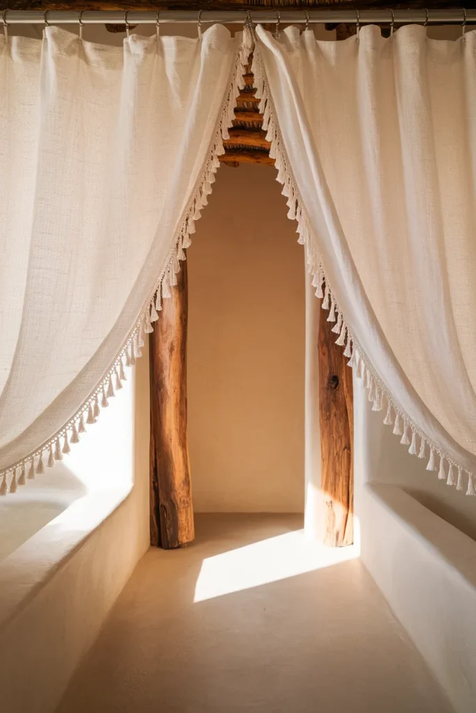 Fringe Shower Curtain