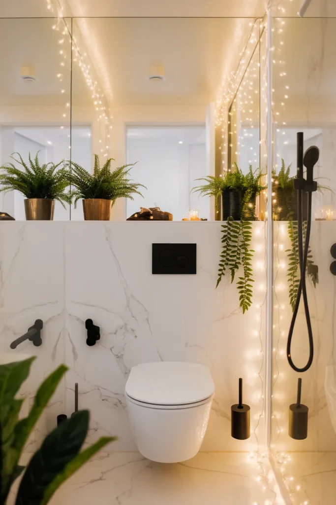 Bathroom Plant Glow