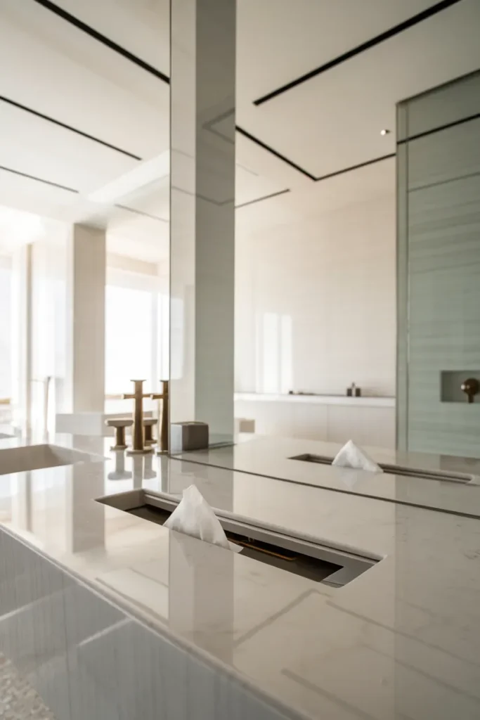 Built-in Tissue Slot