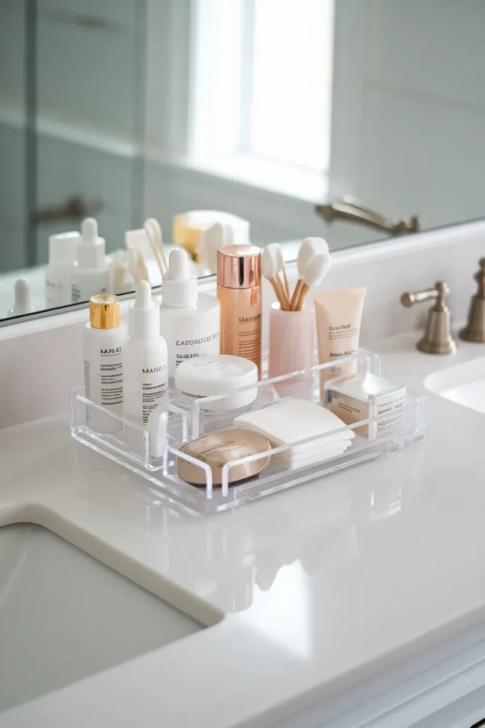 Compact Skincare Rack