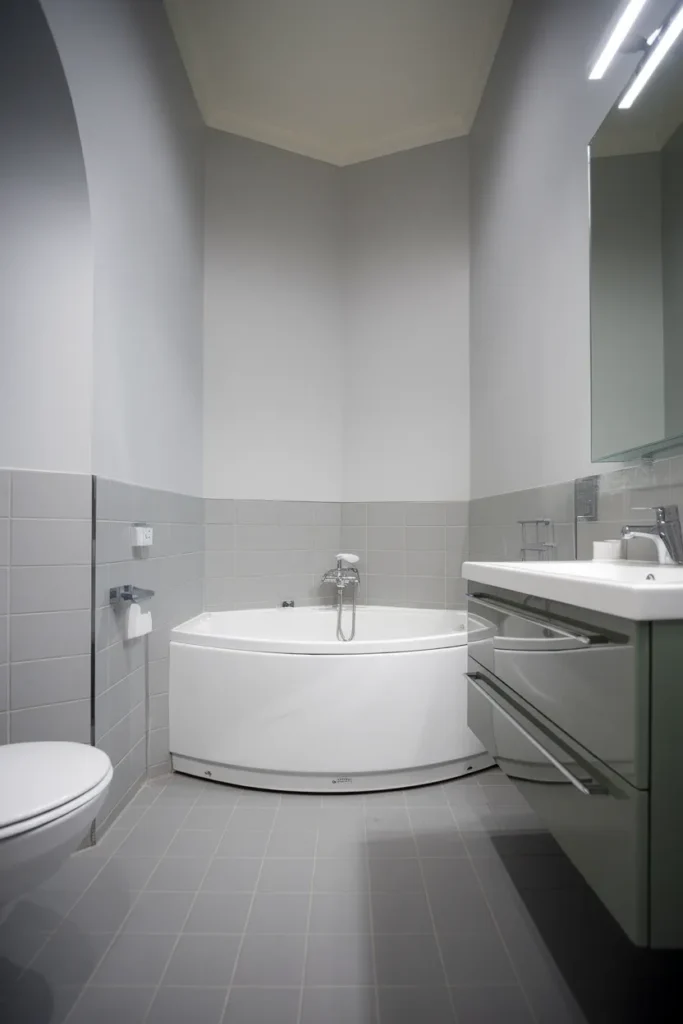  Corner Bathtub Installation