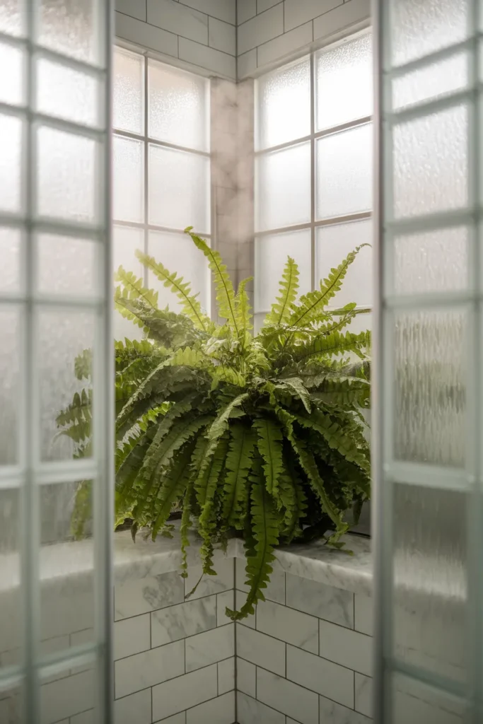 Fern Shower Ledge