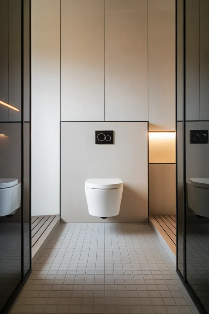 Floating Toilet Design