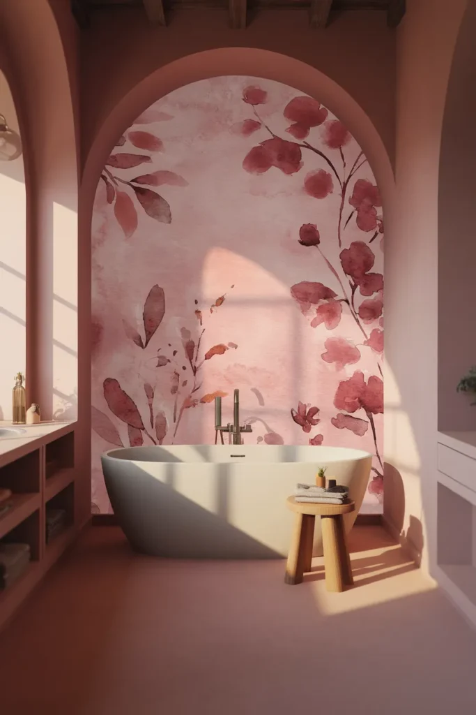 Floral Accent Wall