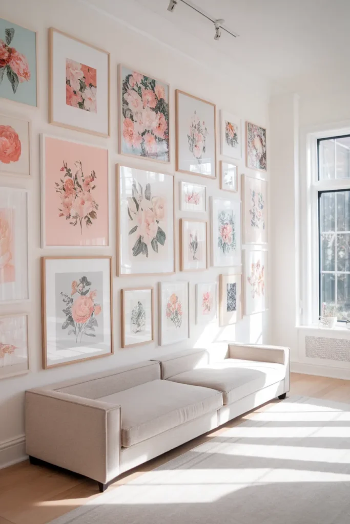 Floral Gallery Wall