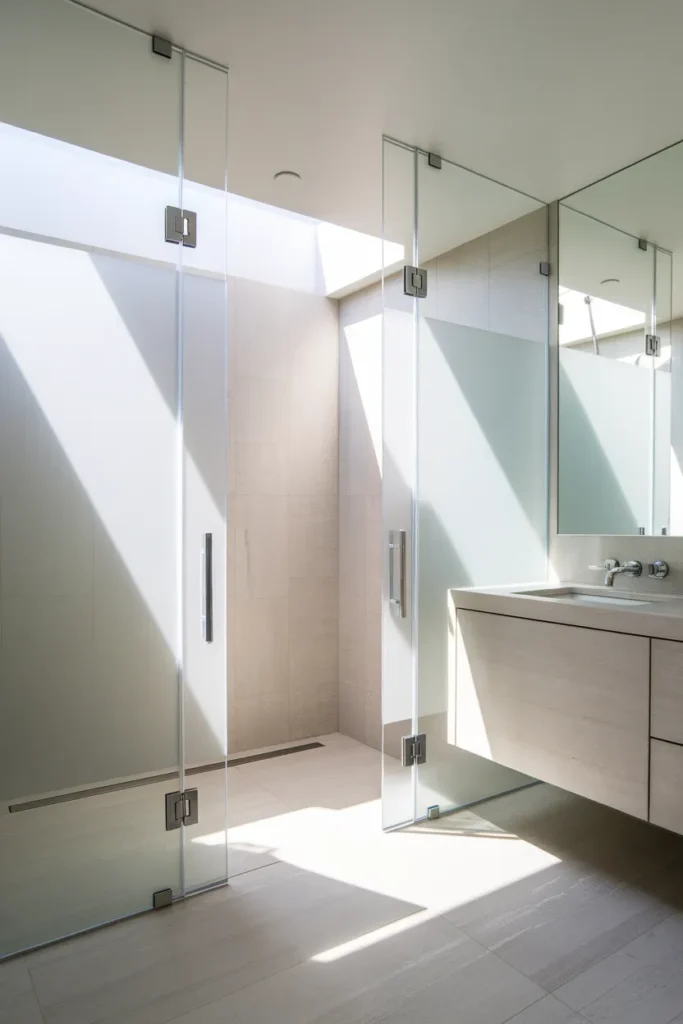 Frosted Glass Panels