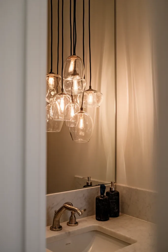 Glass Pendant Cluster