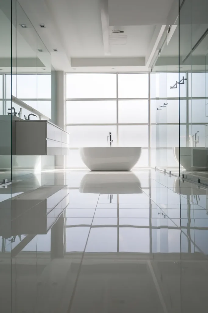 Glossy White Tiles