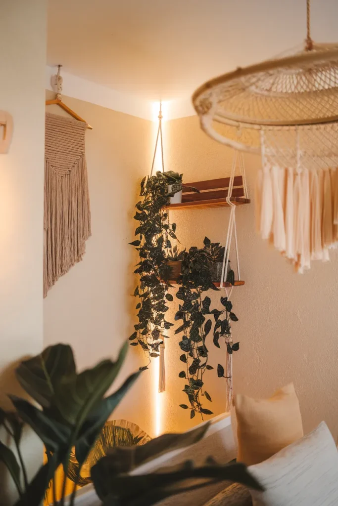 Hanging Jungle Shelves