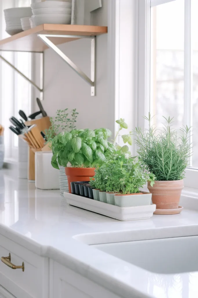 Kitchen Herb Pots