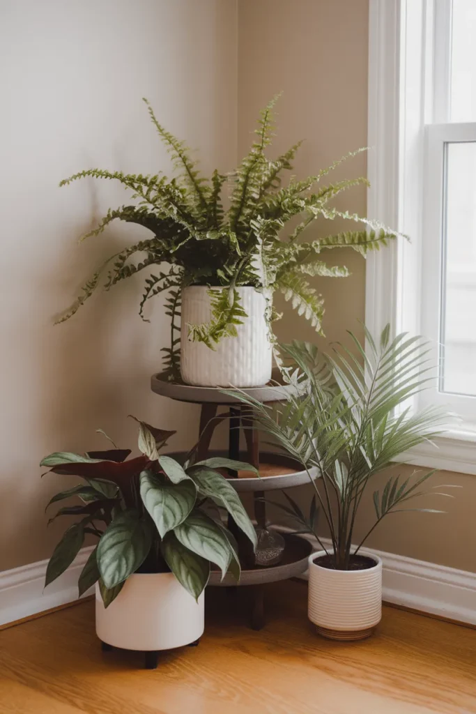 Layered Green Corner