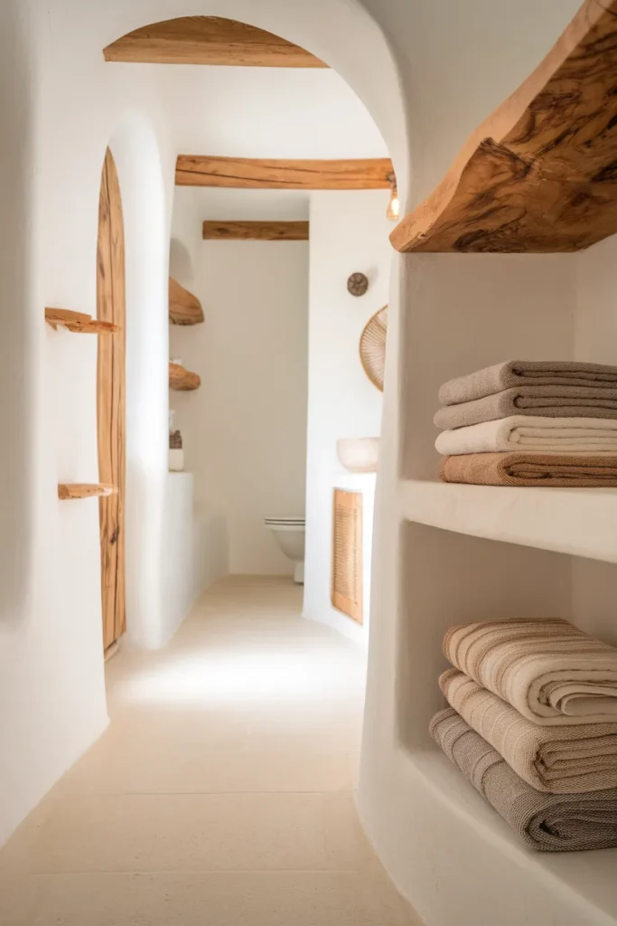 Layered Towels Display