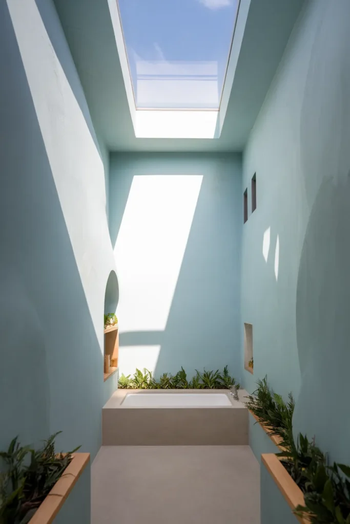 Light Blue Skylight Glow