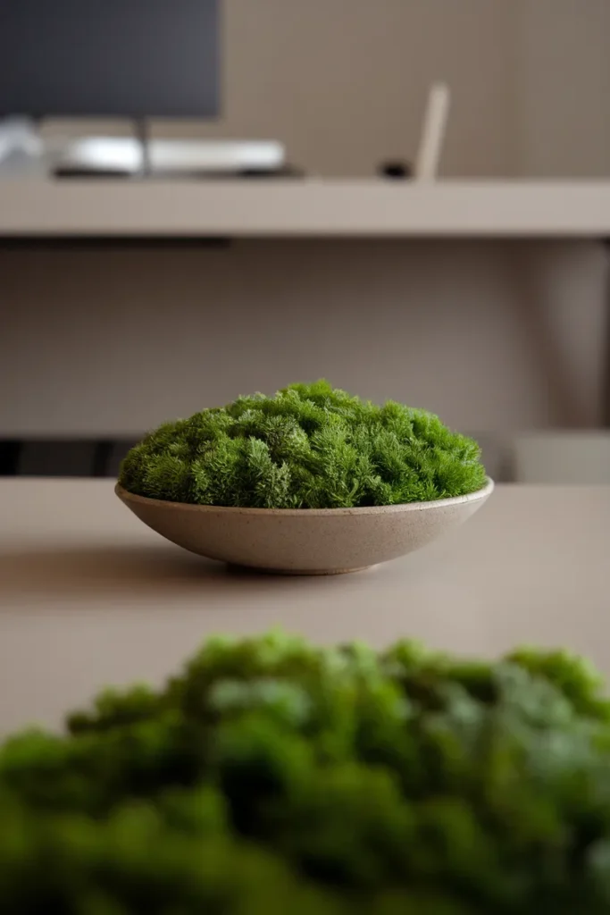 Low Light Moss Bowl