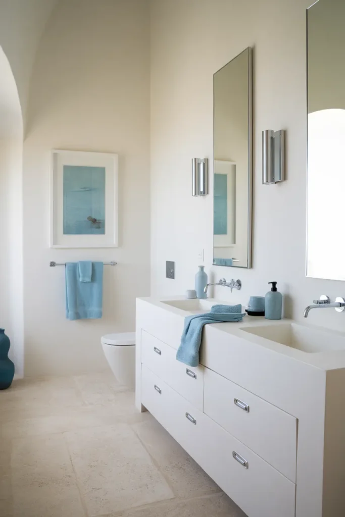 Minimal Blue Accents