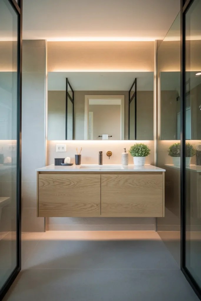 Minimalist Floating Vanity