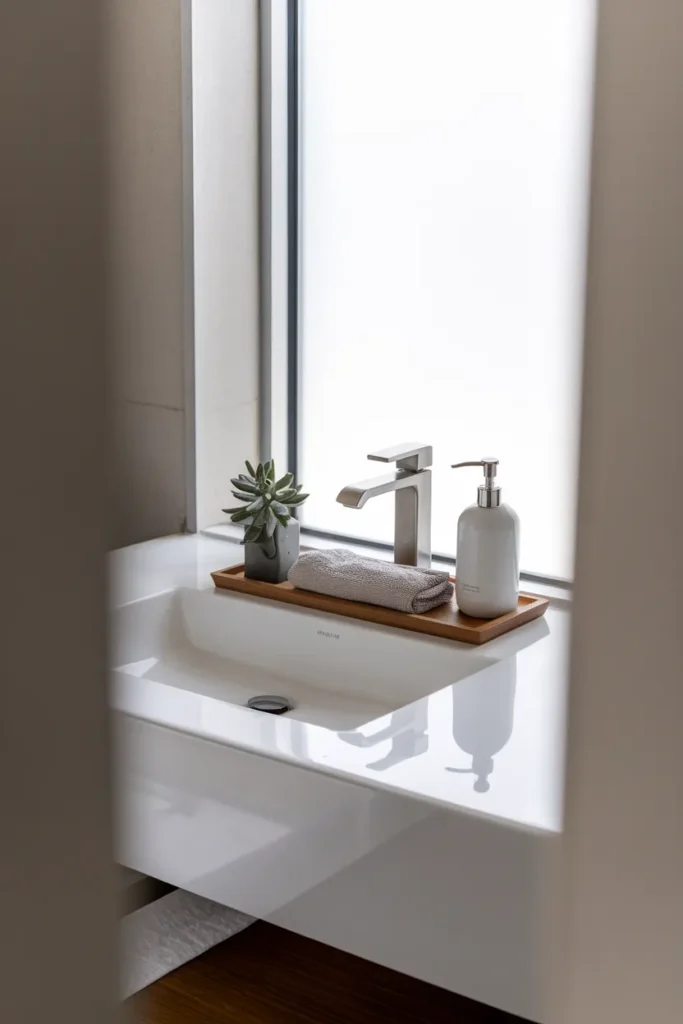 Minimalist Tray Setup