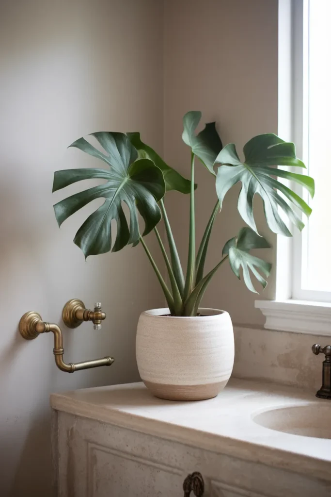 Monstera Accent Pot
