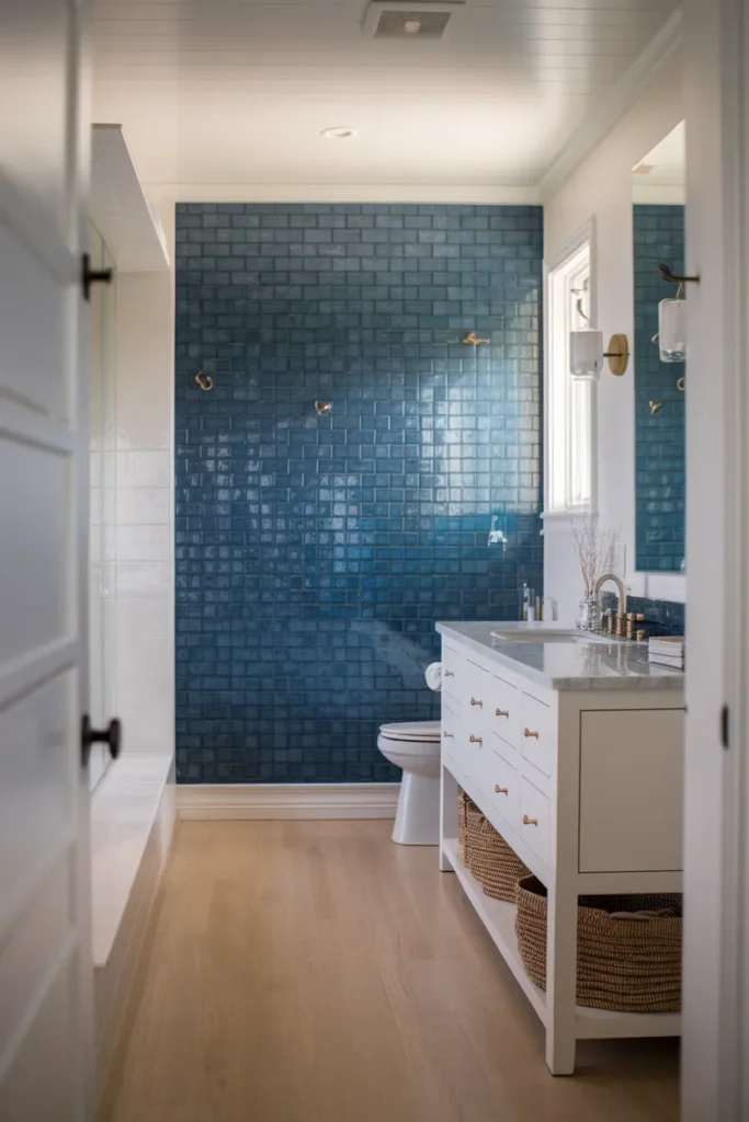 Ocean Tile Accent Wall