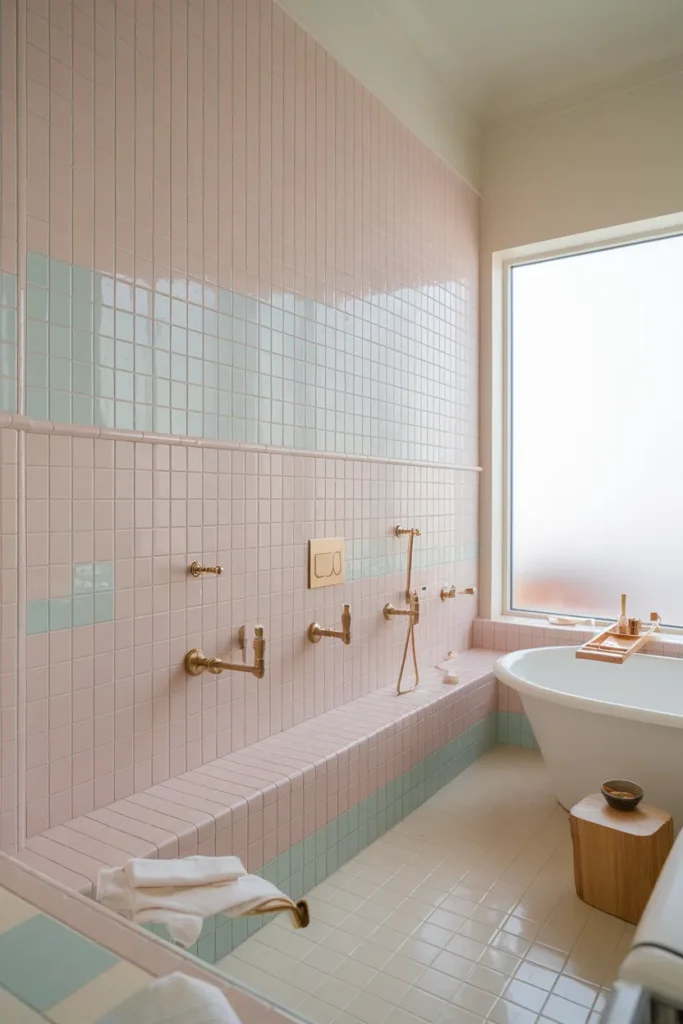 Pastel Tile Walls