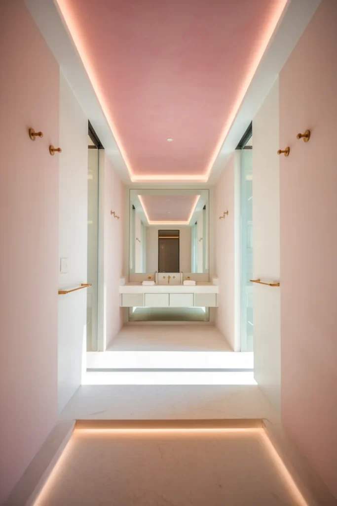 Pink Accent Ceiling