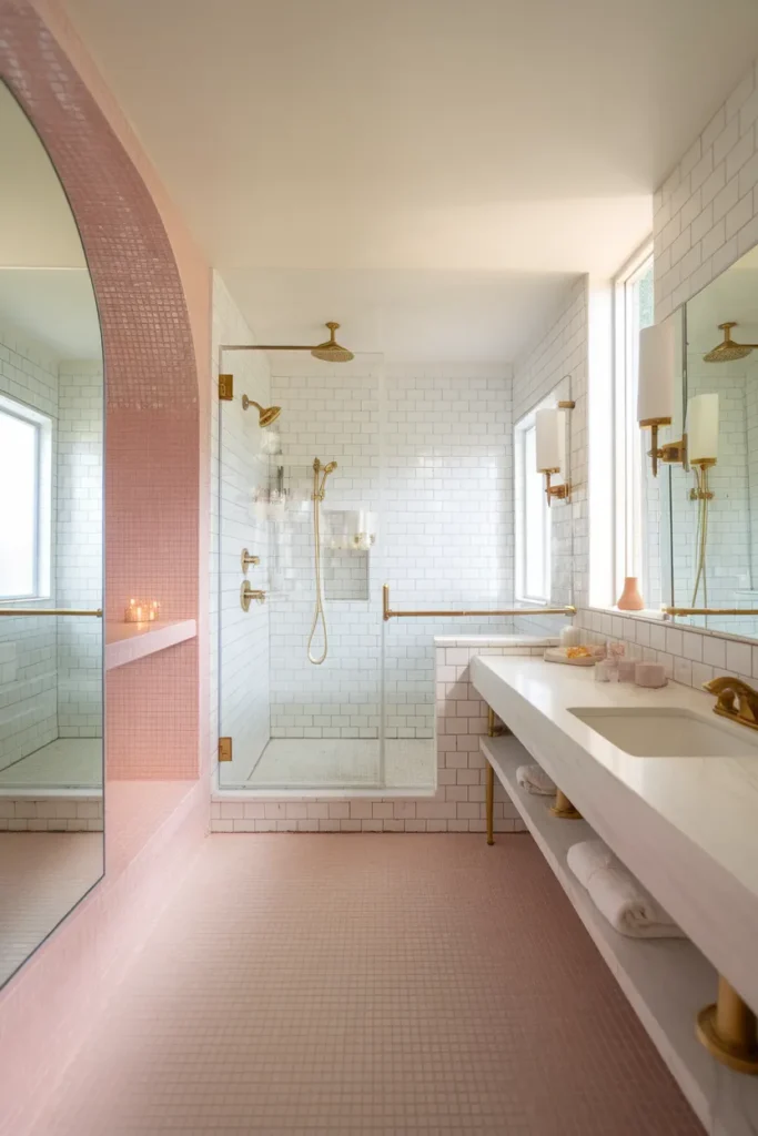 Pink Mosaic Details