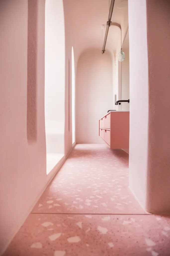 Pink Terrazzo Floors