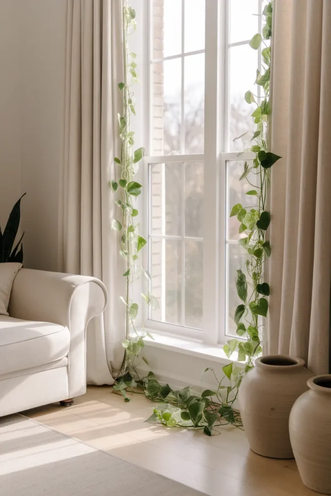 Pothos Window Frame