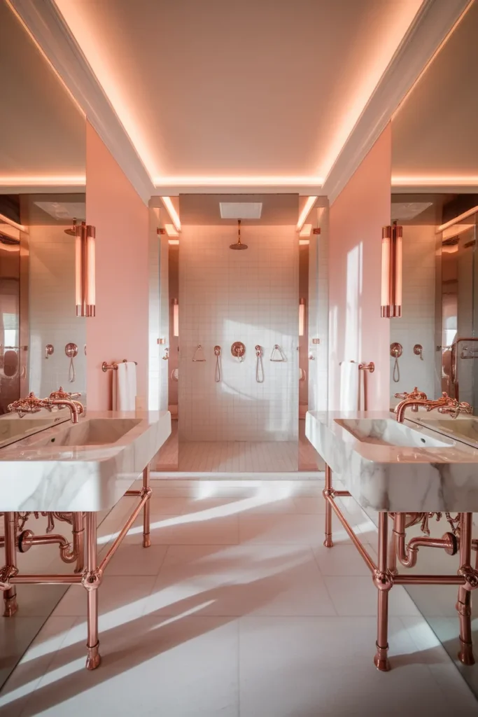Rose Gold Fixtures