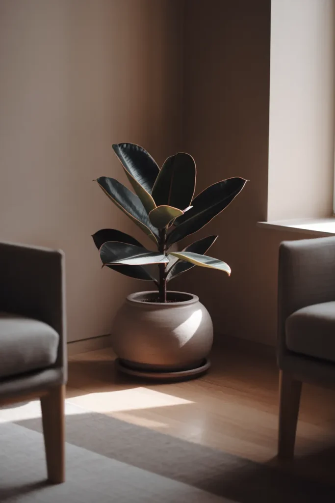 Rubber Plant Shadow