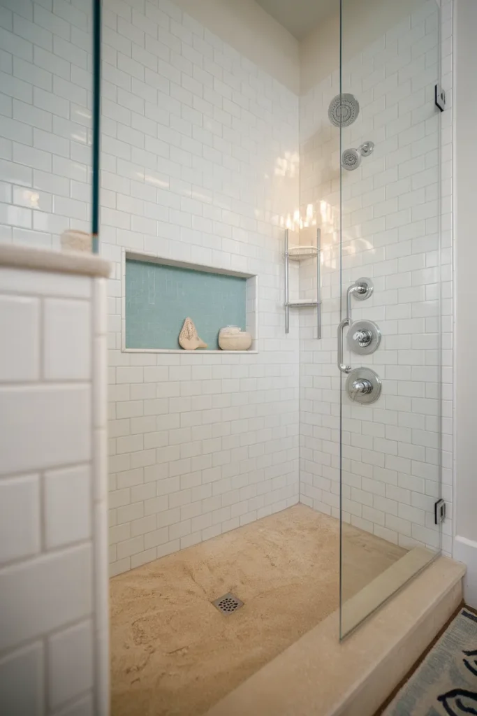 Seafoam Shower Niche