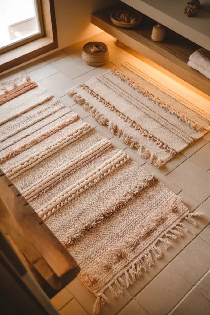 Textured Bath Rugs