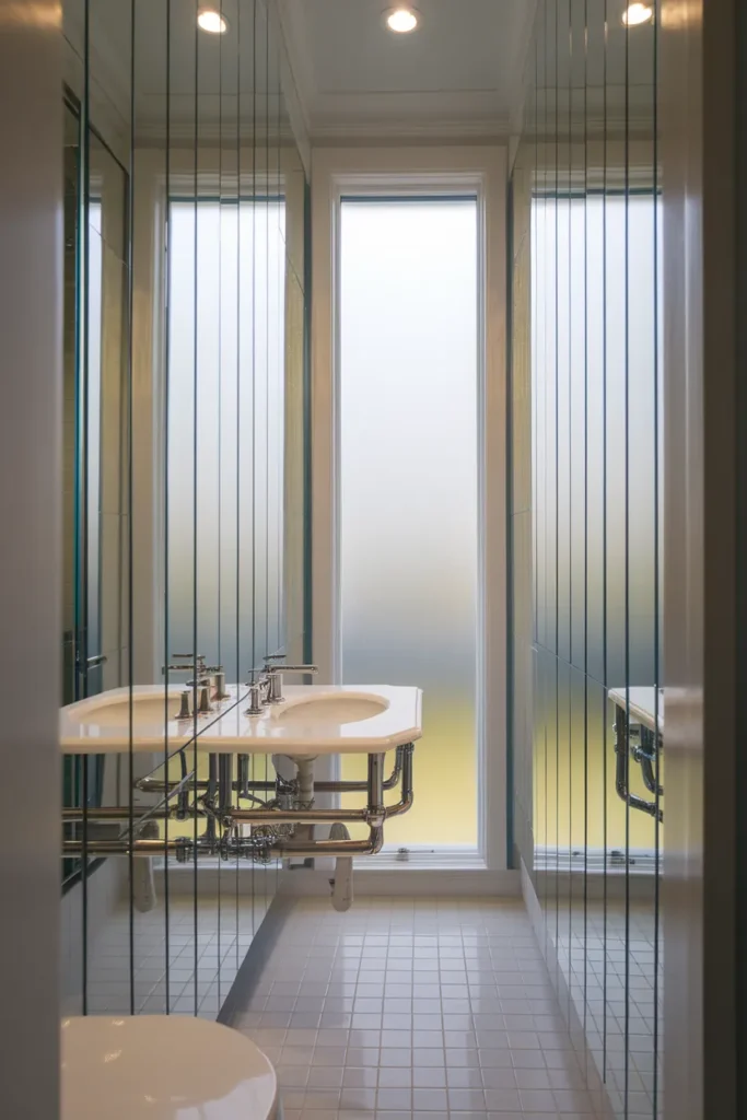 Vertical Mirror Panels