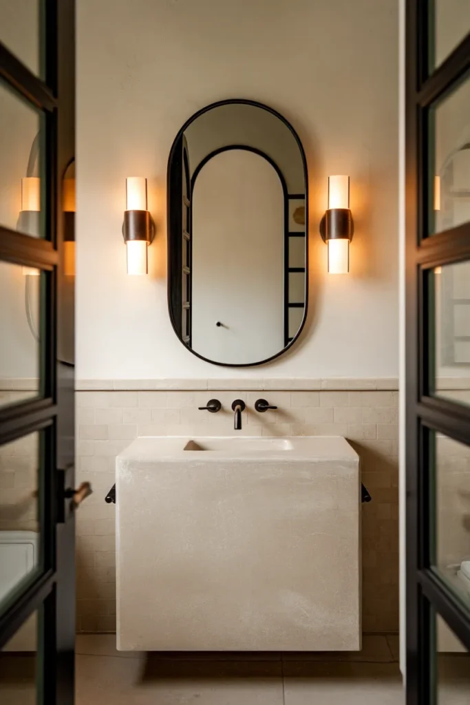 Wall-Mounted Mirror Frame