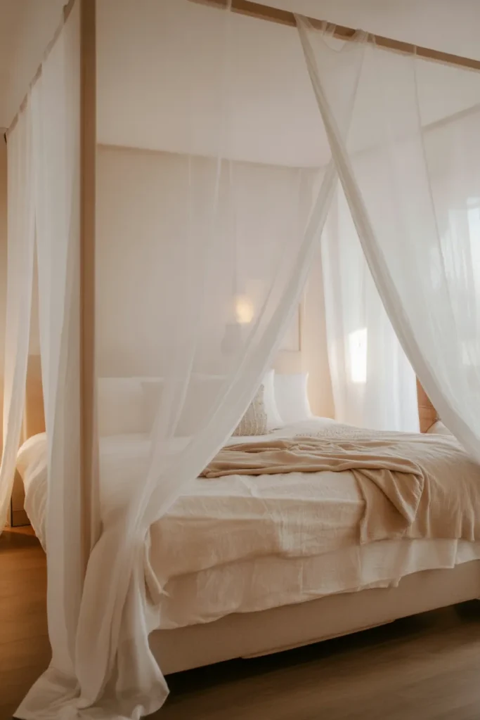 White Bedroom Canopy