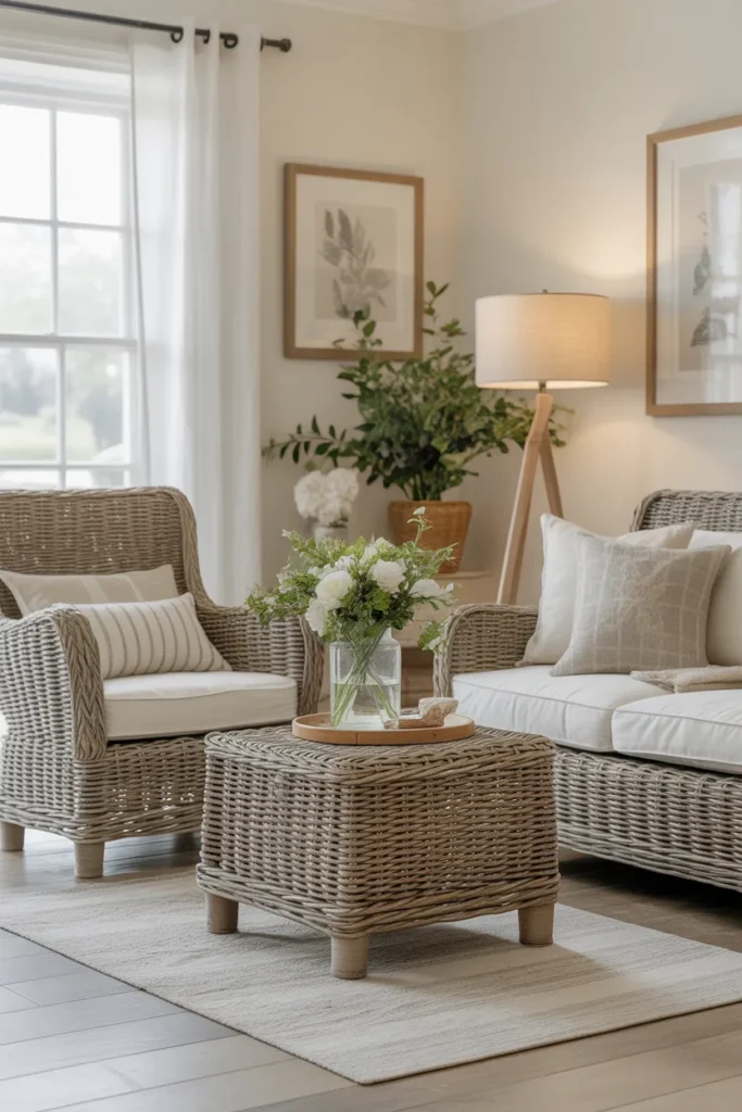 Wicker Furniture for Natural Texture