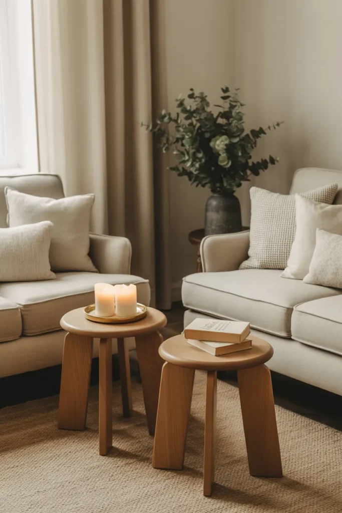 Wooden Side Tables for Rustic Appeal