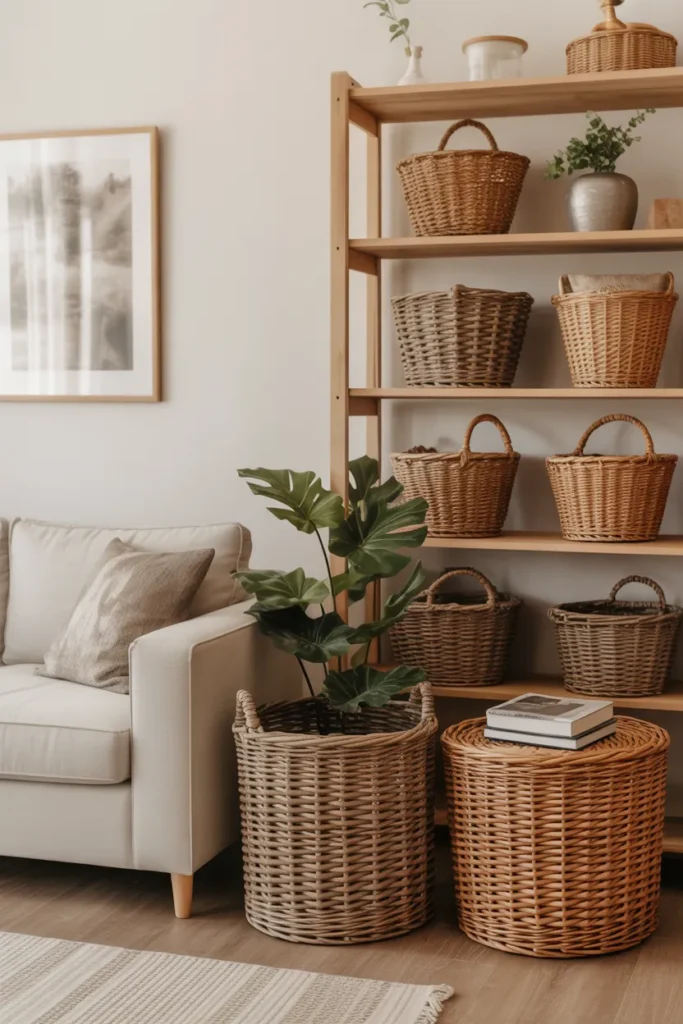 Woven Baskets for Functional Decor