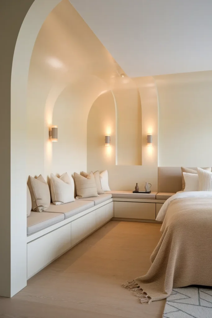 Built-In Bench Wall