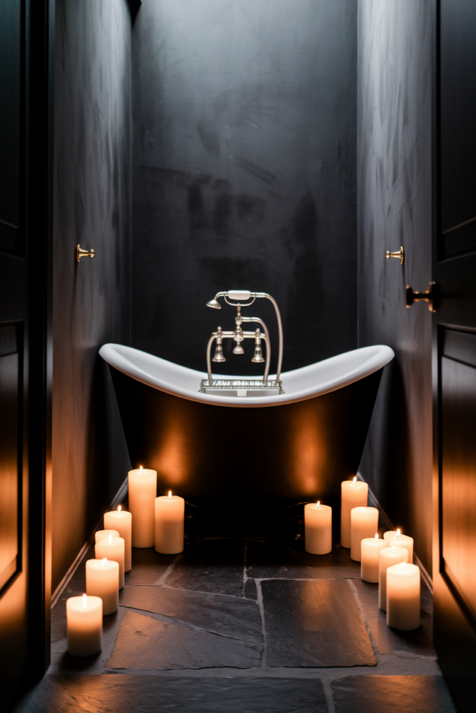 Candle Shadow Bath