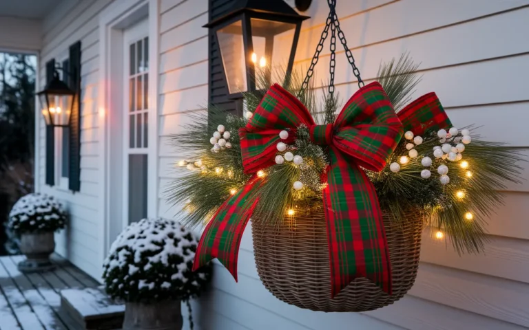 Christmas Hanging Basket Ideas
