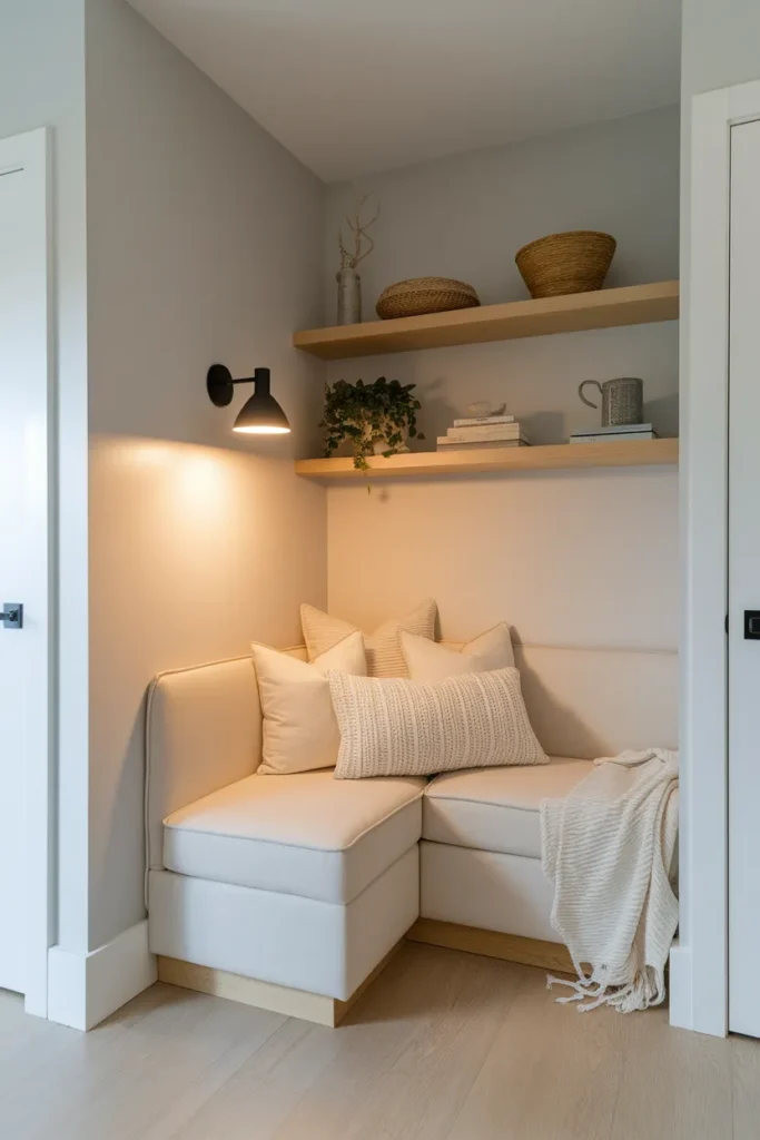 Compact Corner Bench