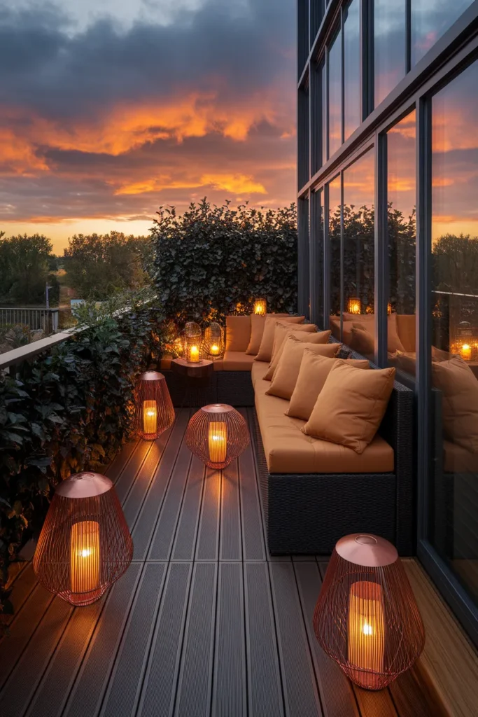 Copper Accent Balcony