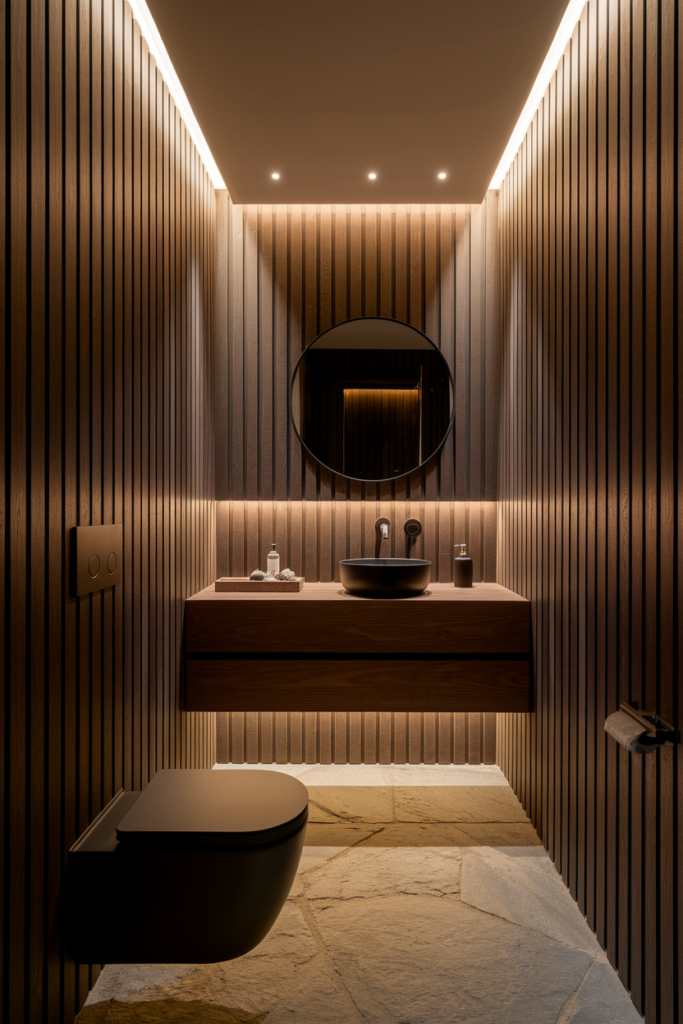Dark Wood Paneling