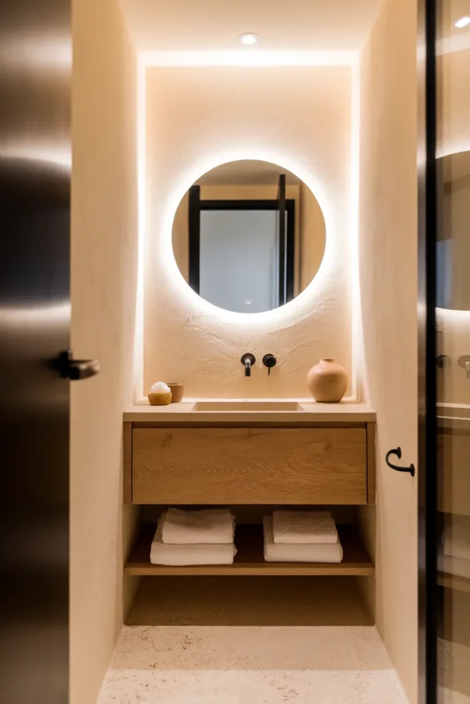 Floating Wood Vanity
