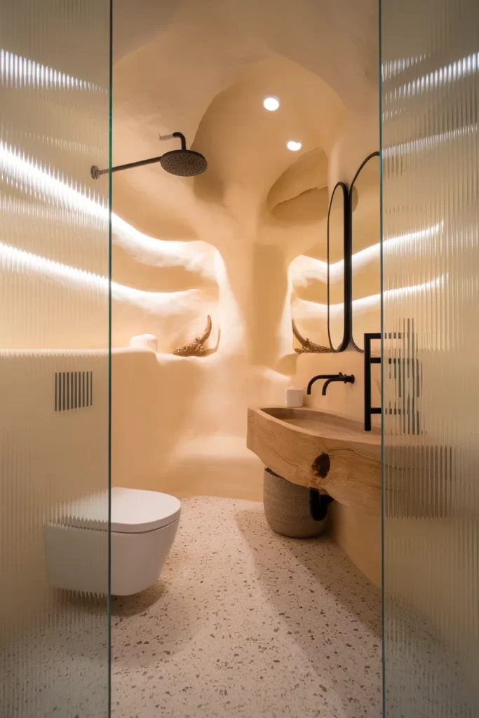  Fluted Glass Divider