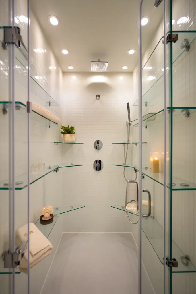 Glass Shelf Corners