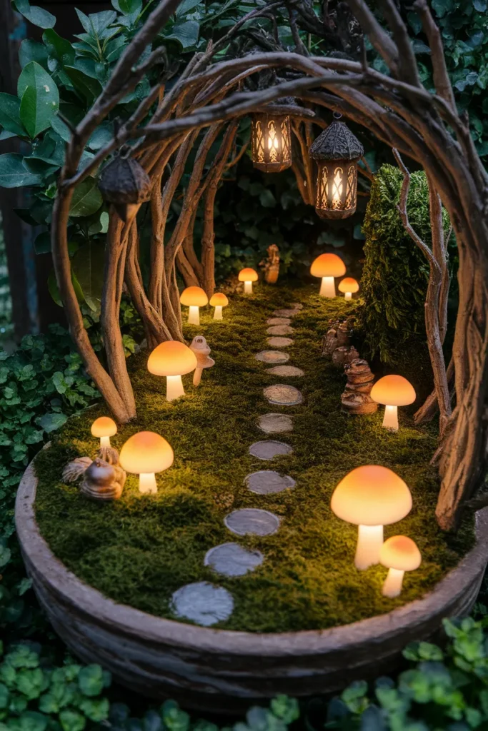 Glowing Mushroom Trail