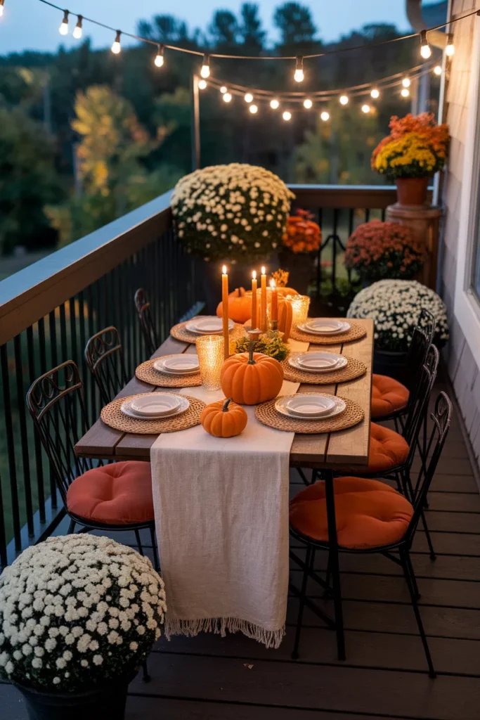 Harvest Table Setup