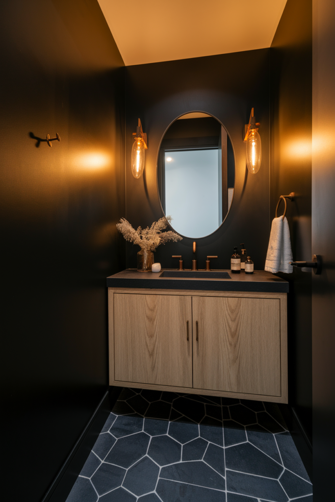 Matte Black Walls